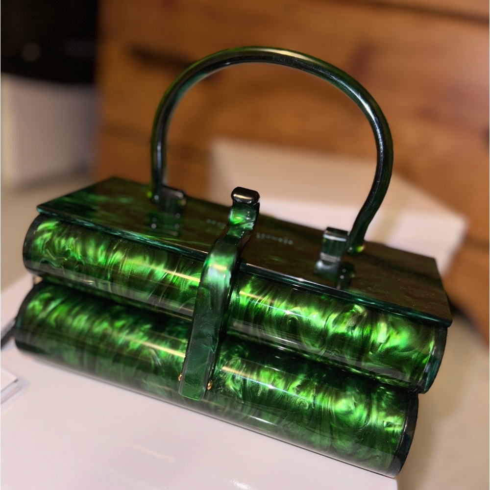 Brandon Blackwood ACRYLIC DUPLEX PURSE.